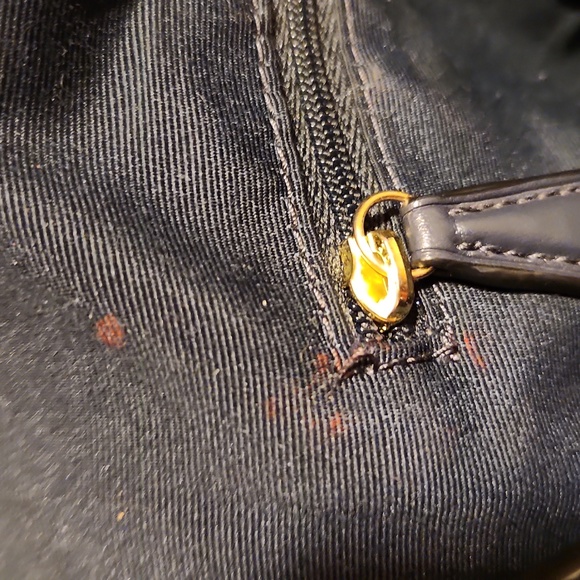 Coach Hallie Denim Shouldet Bag With Painted Floral - Picture 16 of 16